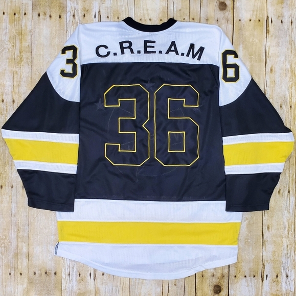 Limited Edition Wu Tang 36 C.R.E.A.M. Hockey Jersey Size M EUC Rza Hip Hop - Picture 5 of 11
